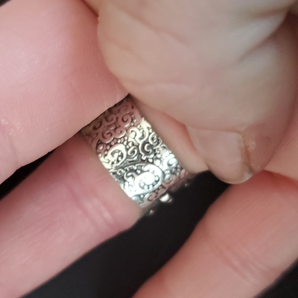 New Rainbow Moonstone & Blue Topaz 925 Silver Statement Ring. - Picture 11 of 12